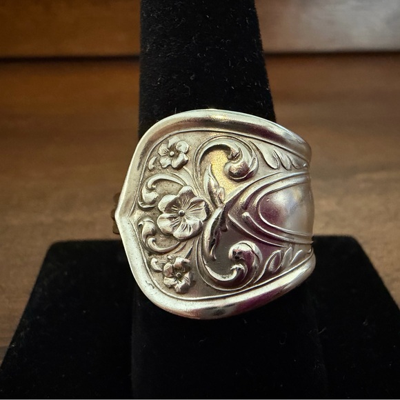 Handmade Spoon Ring - Picture 1 of 14